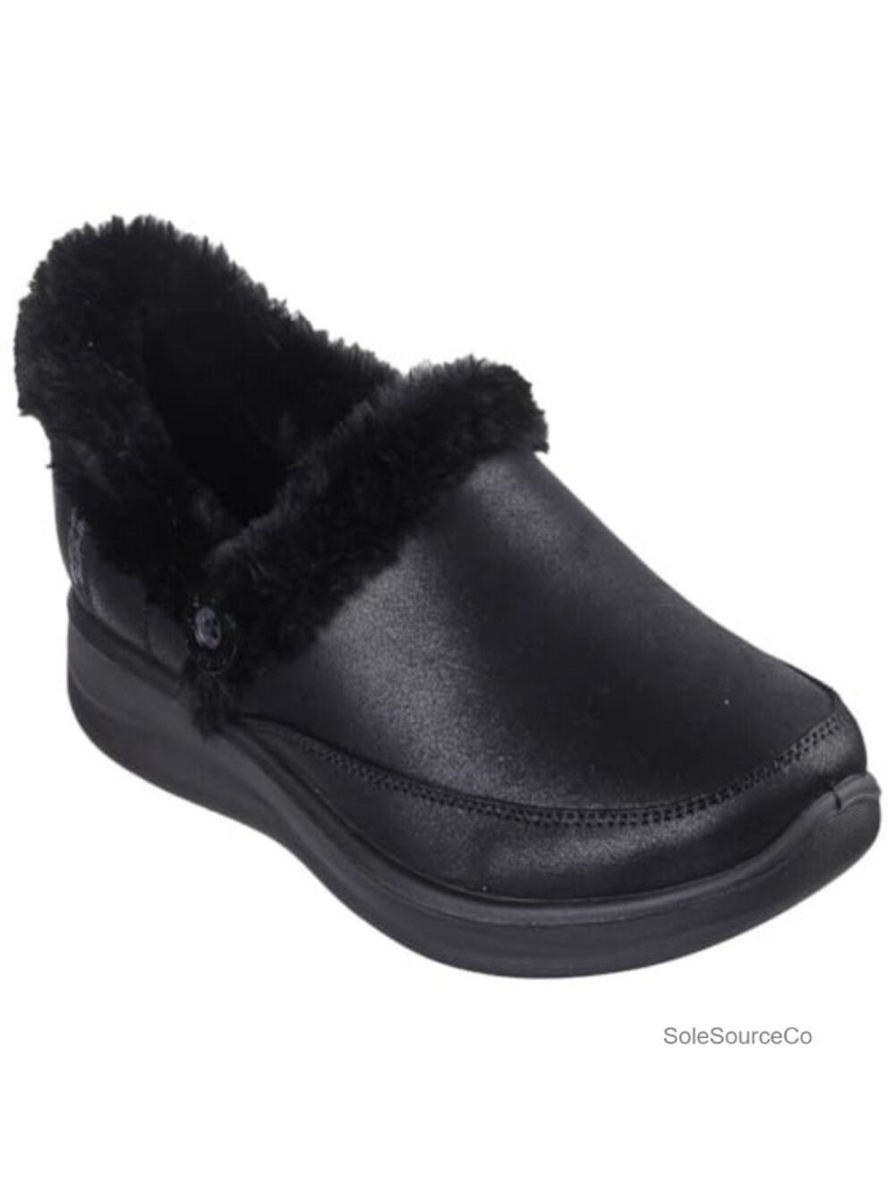 Skechers Women's Cozy Escape Slip-ins Slipper - Faux Leather, Memory Foam
